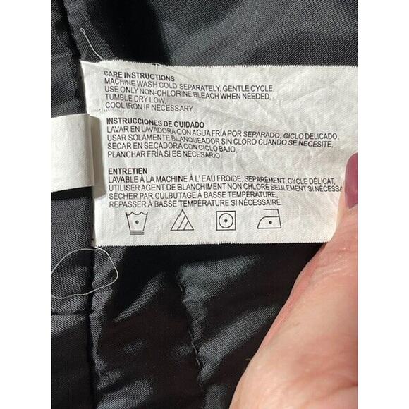 Braetan Windbreaker Jacket Womens LP Plus Removable Hood Full Zip Black - Picture 9 of 9